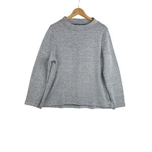 Loft Knit Pullover Sweater size XL Black/White